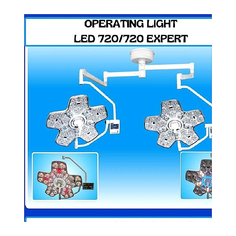 Operating Light LED 720/720 Expert Dual Dome - EXPERT PT Multi Medika Mandiri