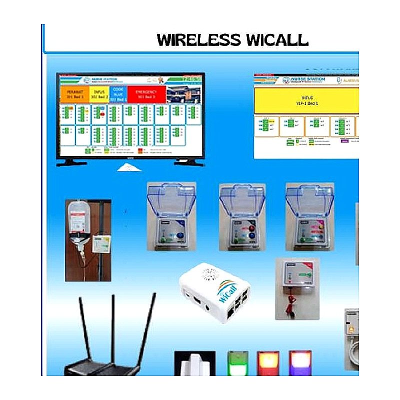 Nurse Call IP System Wireless Wicall - WICALL PT Multi Medika Mandiri